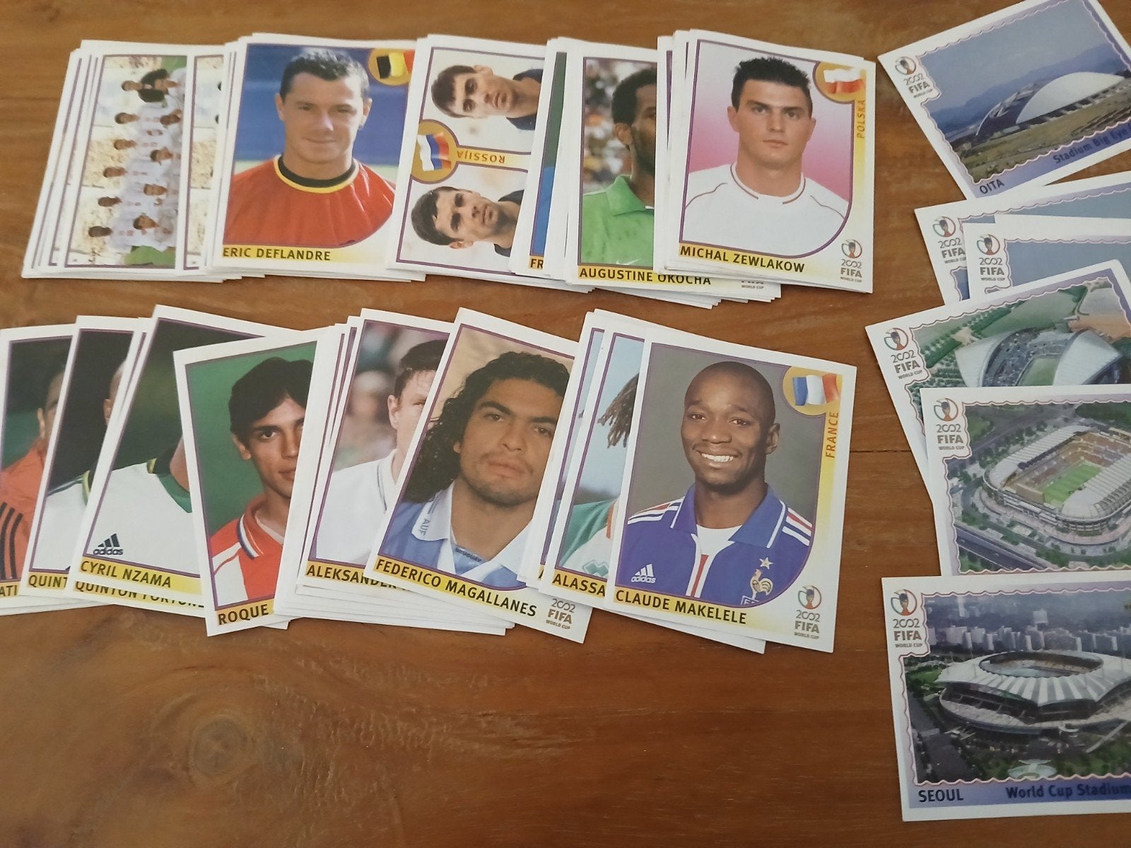 panini korea 2002 sticker made in brasil, Enlèvement ou Envoi, Utilisé, Plusieurs autocollants