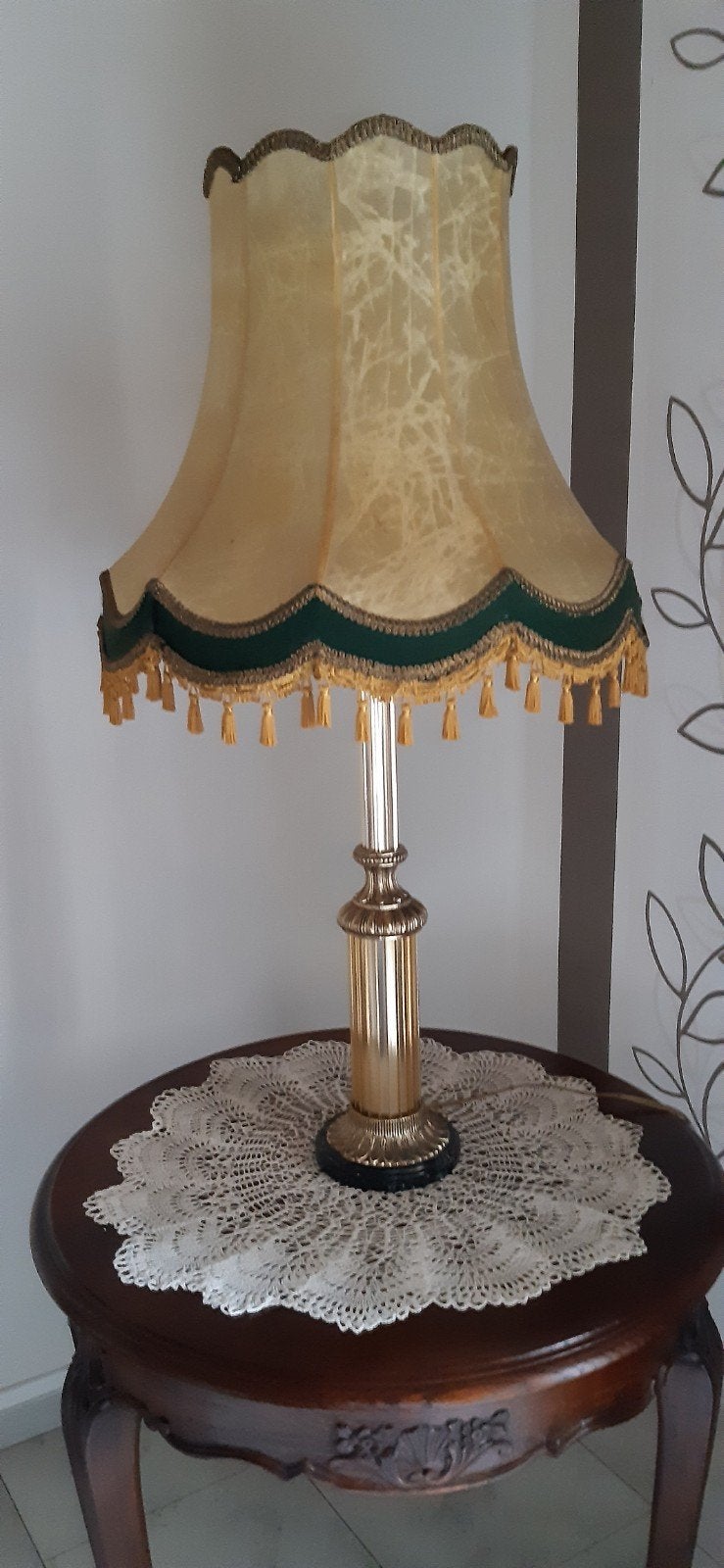 Schemerlamp., Ophalen