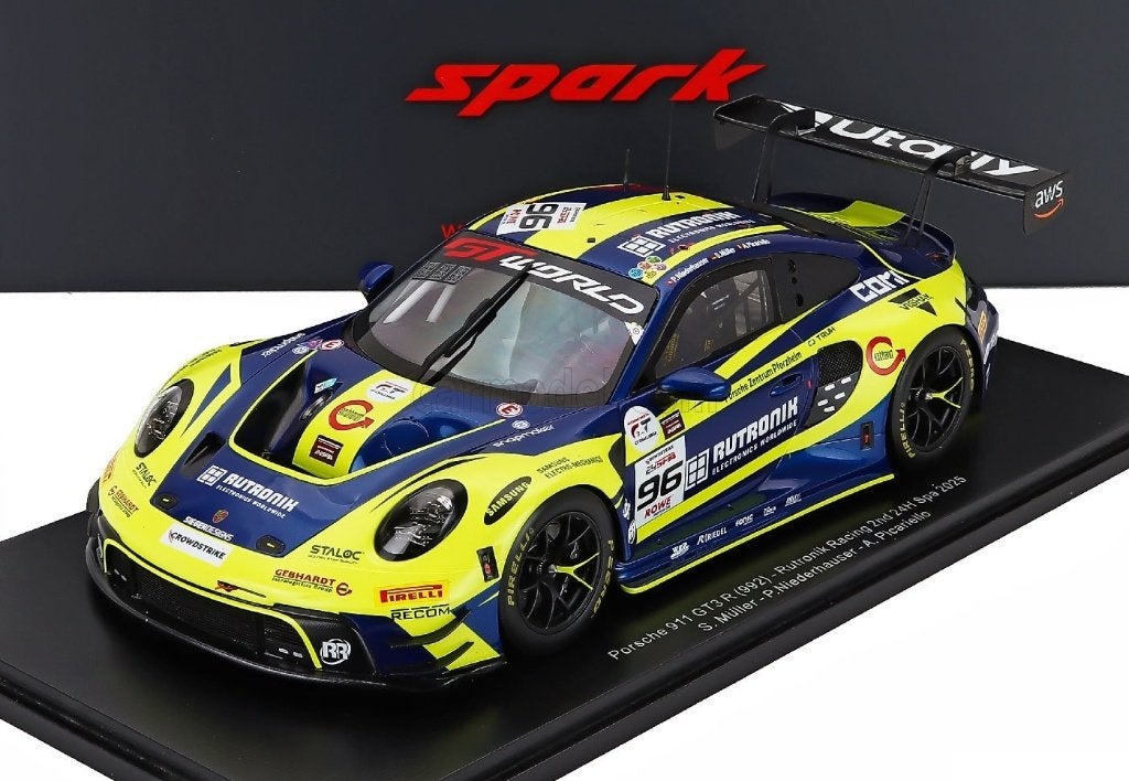 Spark Porsche 992 GT3 R / 24H Spa 2025 #96 / Nieuw!, Hobby en Vrije tijd, Modelauto's | 1:43, Ophalen of Verzenden, Nieuw, Auto