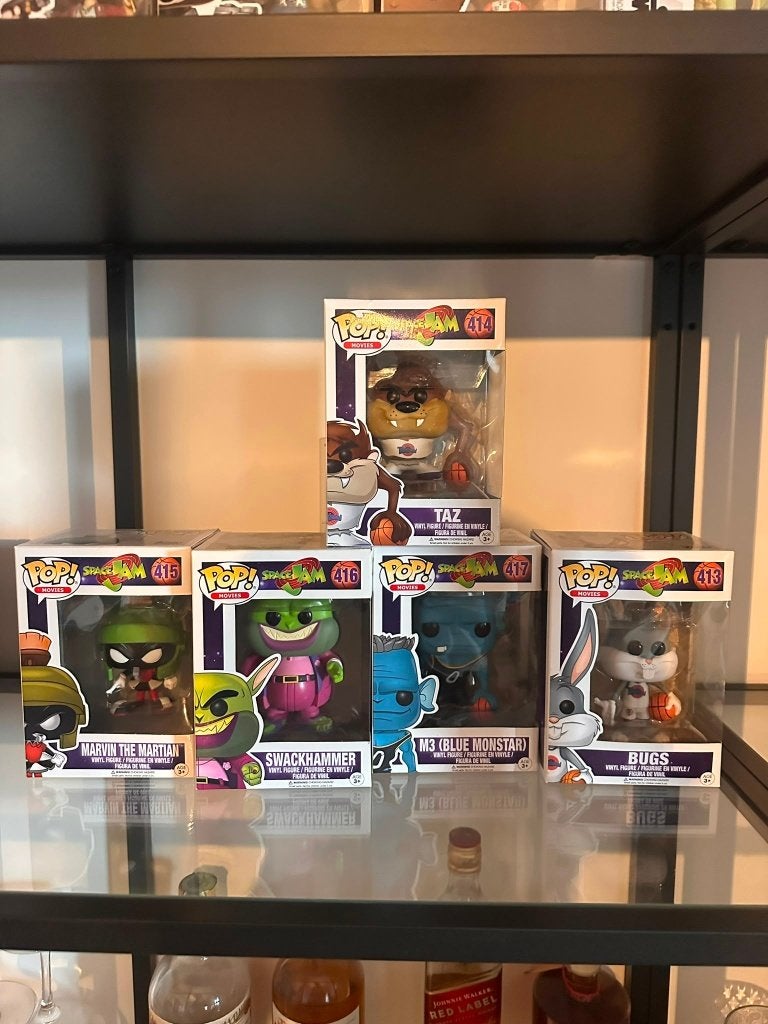 Lot 5 Funko Pop Space Jam, Ophalen, Zo goed als nieuw, Fantasy