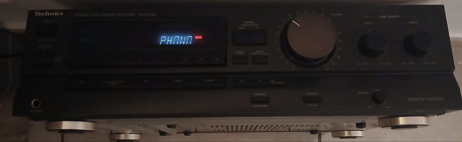 Technics SA-GX130 Stereo receiver met phono ingang, Audio, Tv en Foto, Versterkers en Ontvangers, Ophalen, Stereo