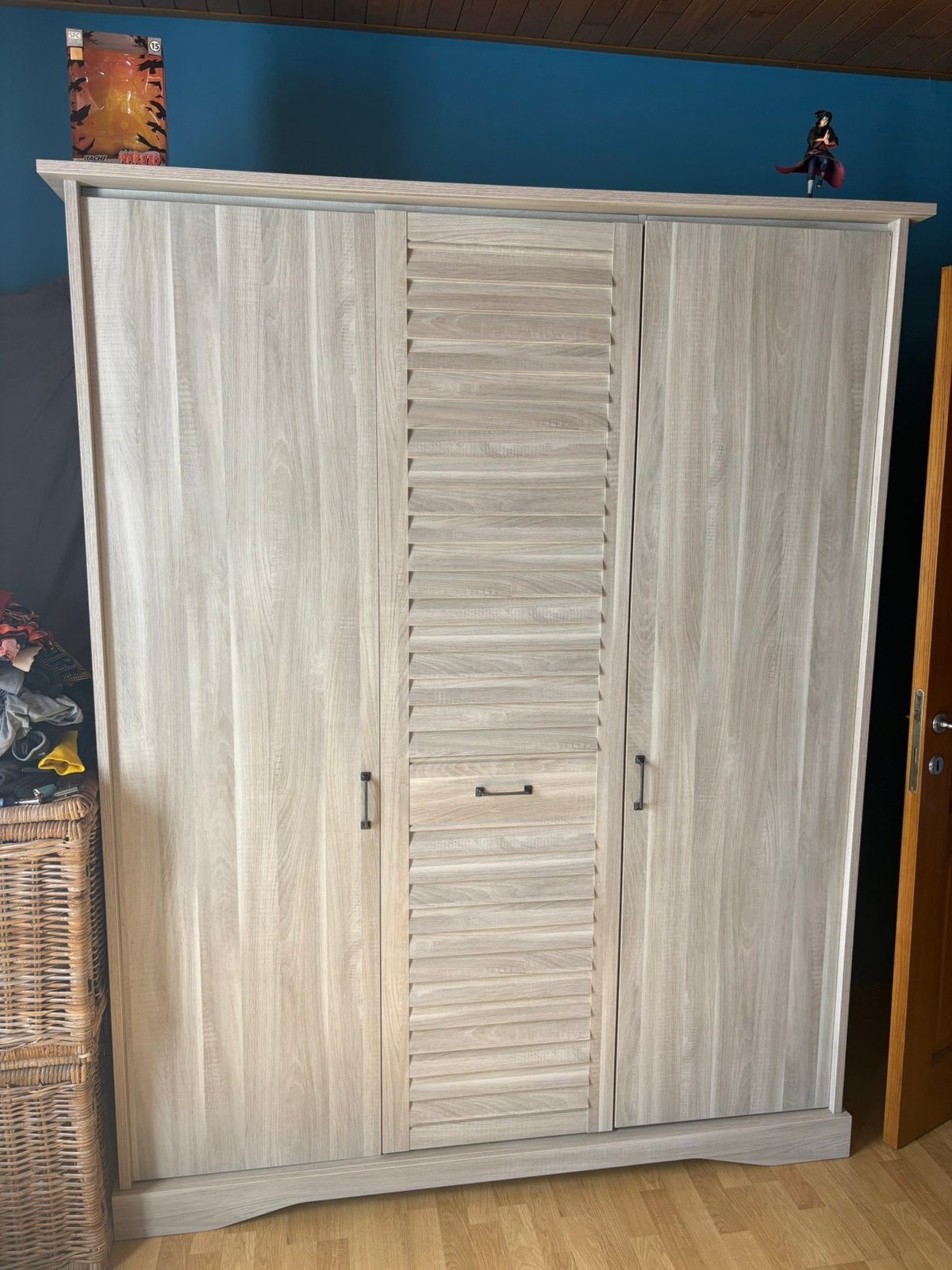 Garde robe en très bon état, Avec espace de penderie, Enlèvement, Utilisé, Autres essences de bois