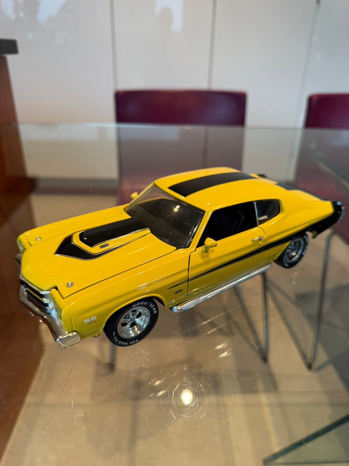 Chevrolet Chevelle Baldwin-Motion SS 454 ERTL uit 1970 1:18, Ophalen of Verzenden, Zo goed als nieuw, Auto, ERTL