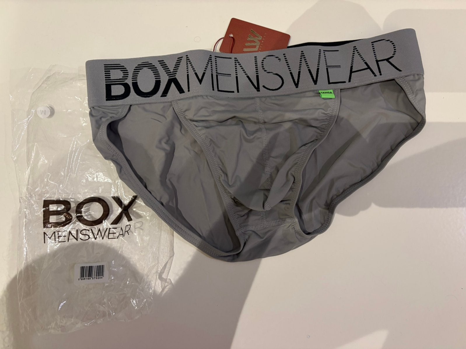 Box Tanga Polyamide Nieuw, Kleding | Heren, Verzenden, Grijs, Slip