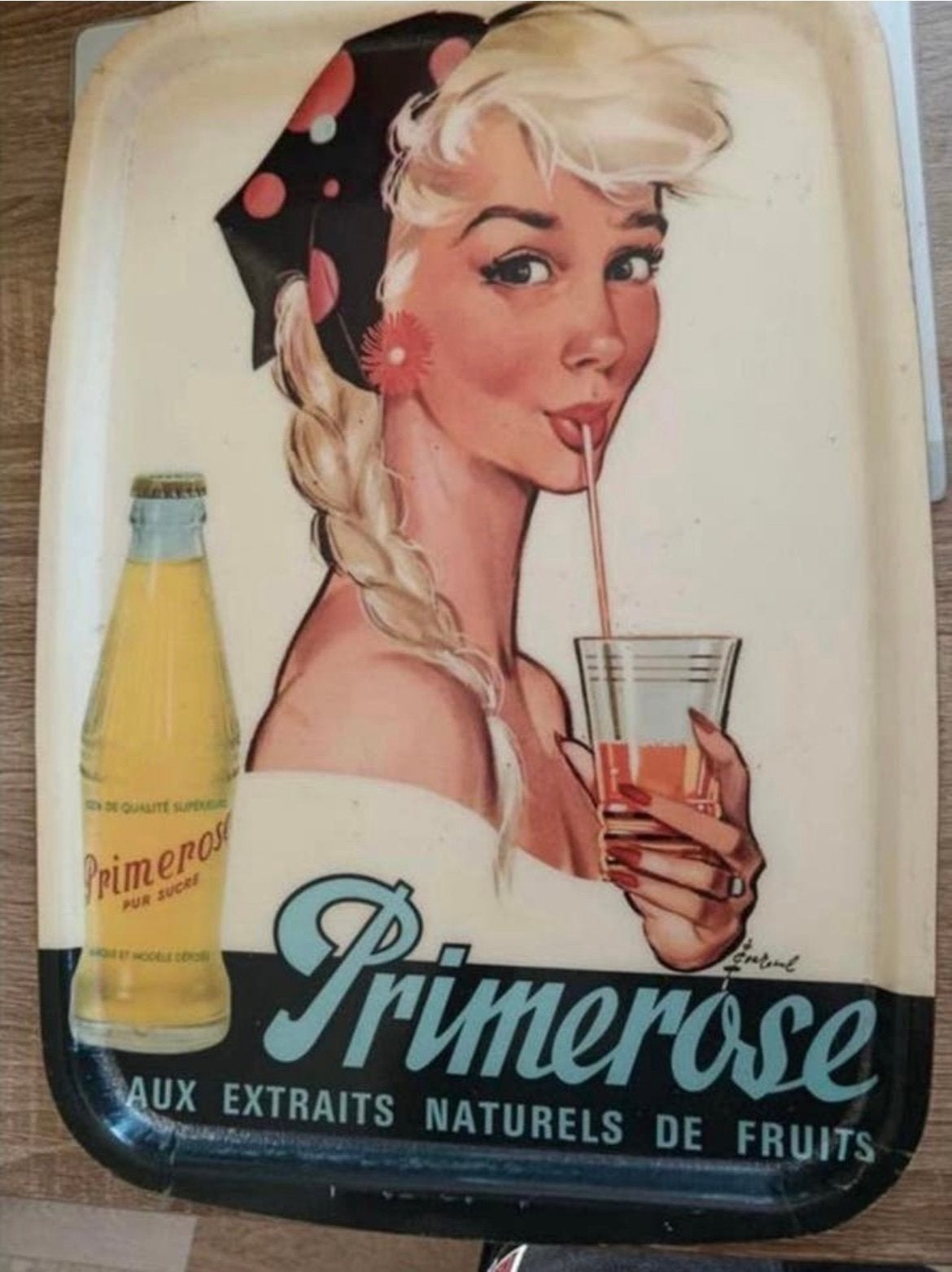 Plateau publicitaire Primerose, Enlèvement ou Envoi, Utilisé