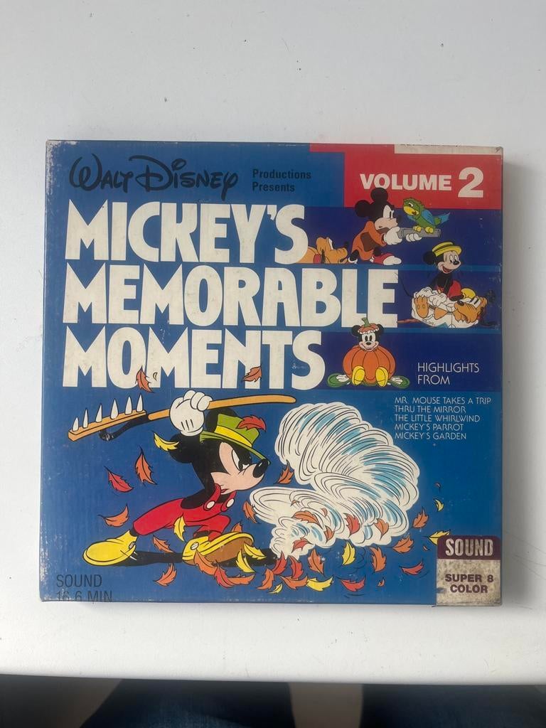 FILM SUPER 8 DISNEY - Mickey's Memorable Moments (SONORE), Antiquités & Art, Antiquités | Autres Antiquités, Enlèvement ou Envoi