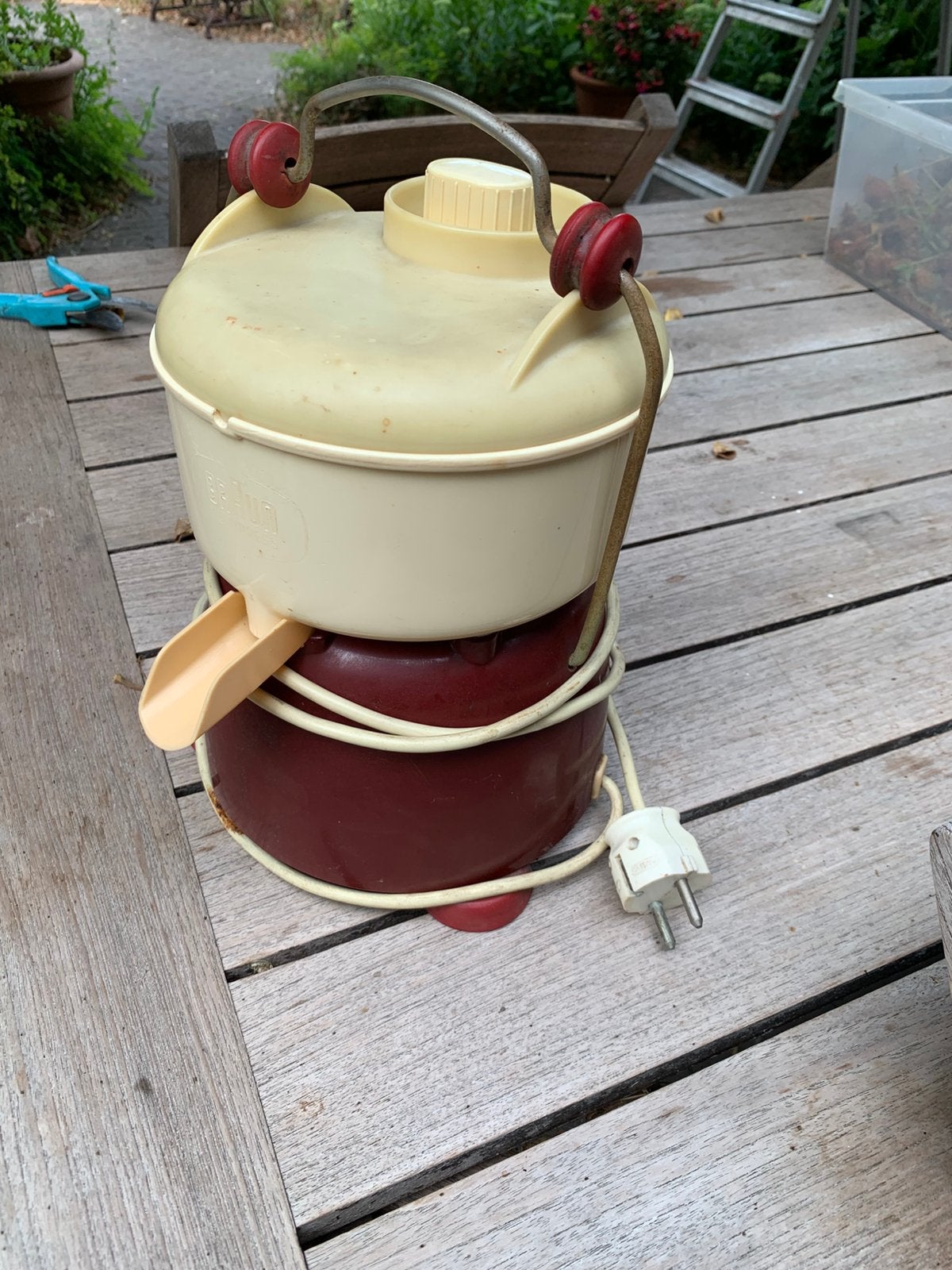 Sapcentrifuge, Ophalen, Zo goed als nieuw