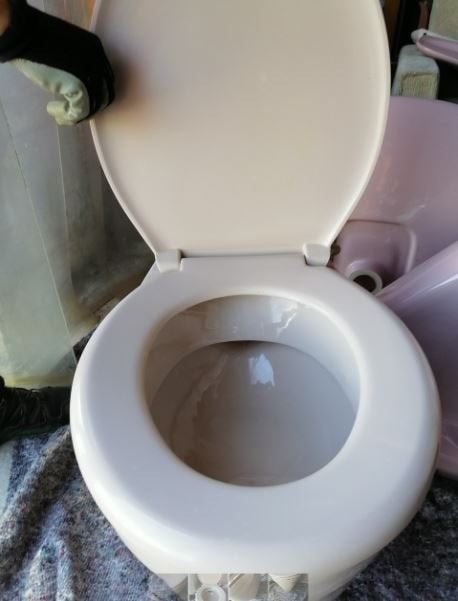 vintage hangtoilet wc Villeroy Boch 70er Pergamon, Enlèvement, Maison et Meubles