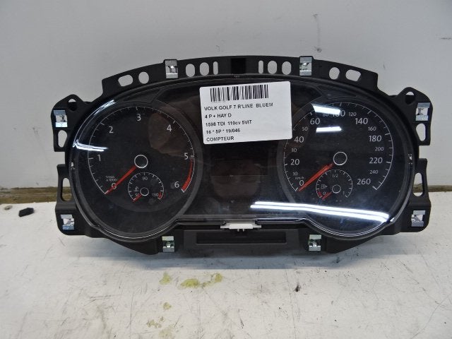 COMPTEUR DE VITESSE Volkswagen Golf VII (AUA) (5G1920751A), Volkswagen, Volkswagen AG, Utilisé, Kundenbetreuung@volkswagen.de