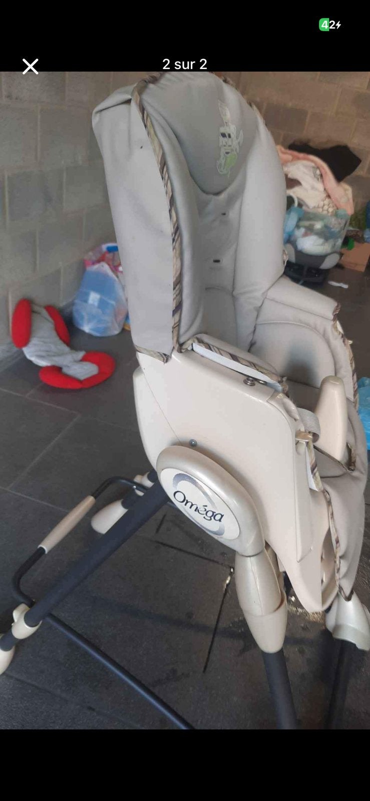 Chaise haute bebe, Enlèvement, Comme neuf