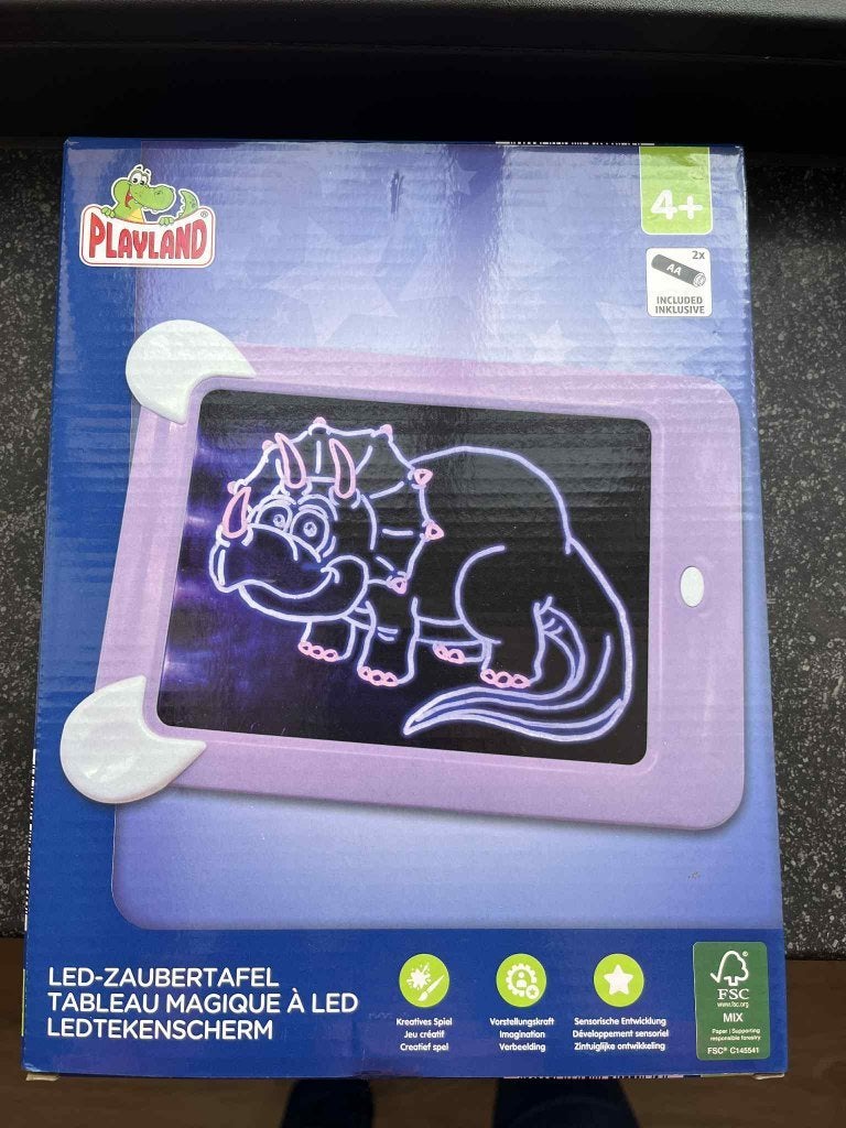 PLAYTIVE Ledtekenscherm, Kinderen en Baby's, Speelgoed | Educatief en Creatief, Ophalen, Nieuw, Knutselen