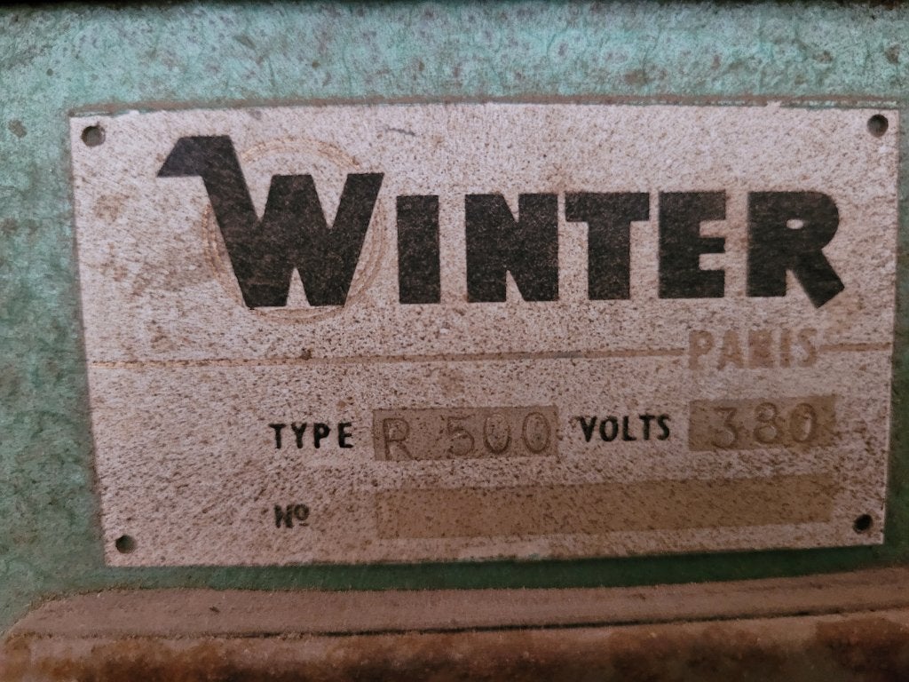 WINTER PARIS R500 schaafmachine, Doe-het-zelf en Bouw, Ophalen, Gebruikt, Elektrisch
