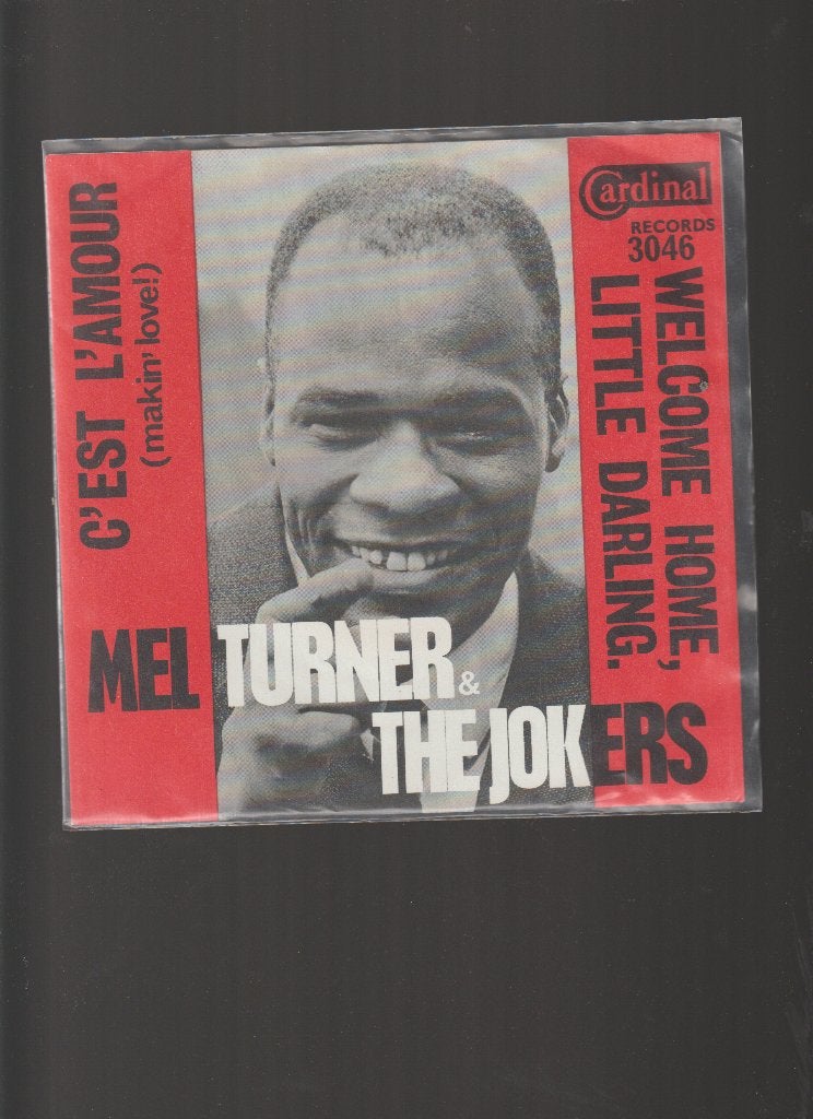 MEL TURNER & THE JOKERS  --  C'EST  L'AMOUR // MAKIN' LOVE, 7 inch, Nieuw in verpakking, Rock en Metal, Fotohoes