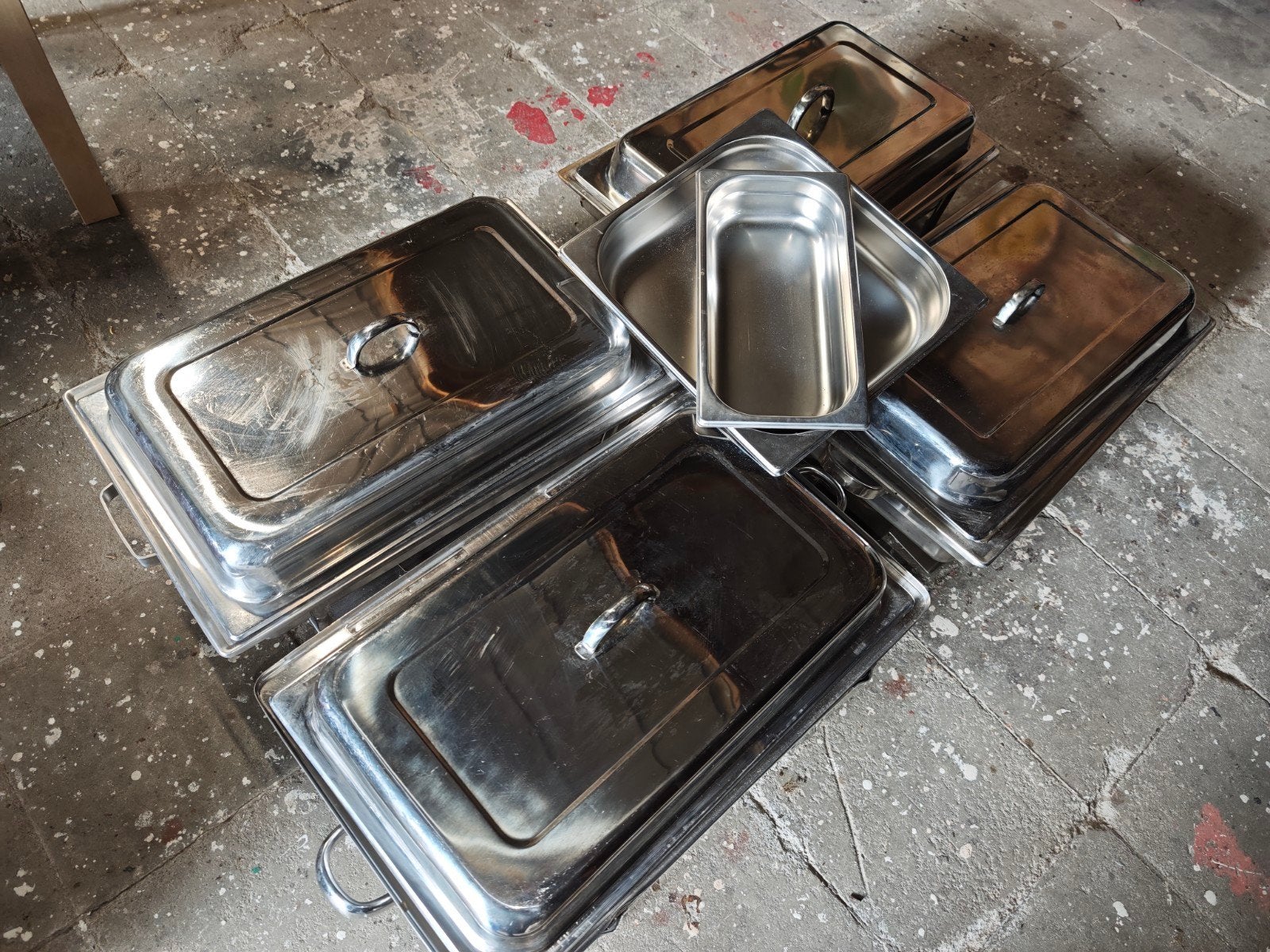 4 x Bain Marie voor verenigingen, traiteurs,..., Enlèvement