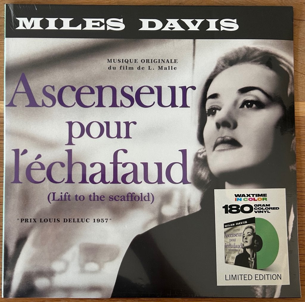 MILES DAVIS - Ascenseur pour l'échafaud ( LP; MINT; green ), Cd's en Dvd's, LP, Verzenden, 12 inch, Jazz