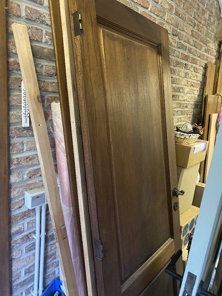 Lot de 2 portes en bois, Bricolage & Construction, Enlèvement, Utilisé, Autres types, Bois
