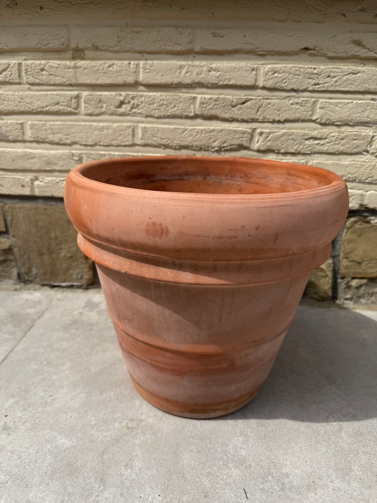 Pot de fleurs en terre cuite, Enlèvement, Comme neuf, Terracotta