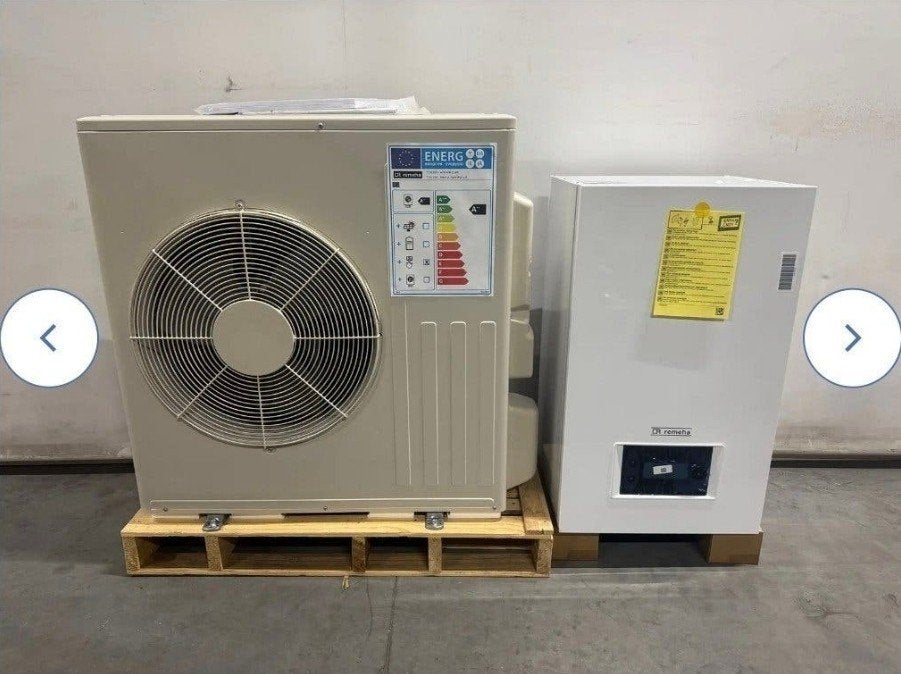 nieuwe partij warmtepompen remeha, Ophalen
