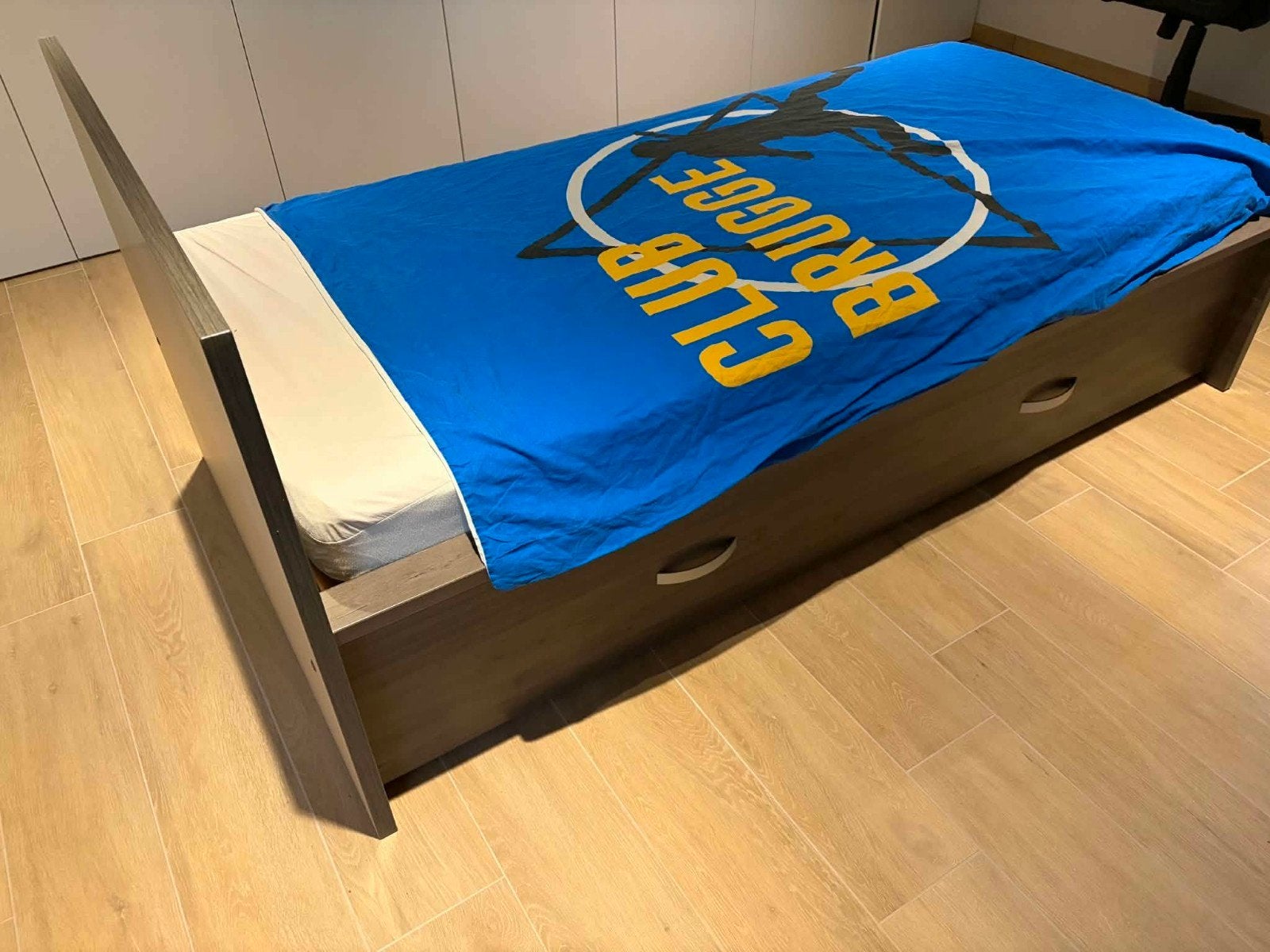 1persoonsbed met matras, Ophalen