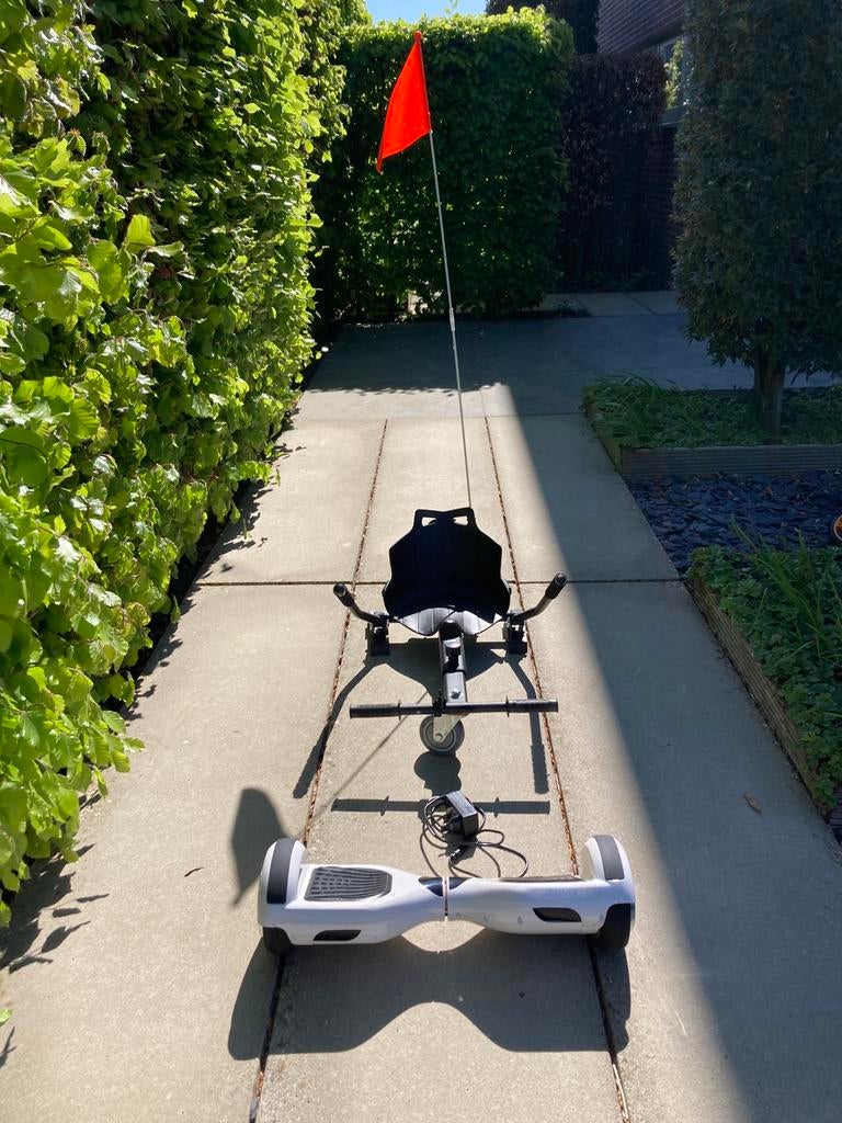 Hoverboard + kart + oplader Denver ZGAN, Enlèvement, Comme neuf