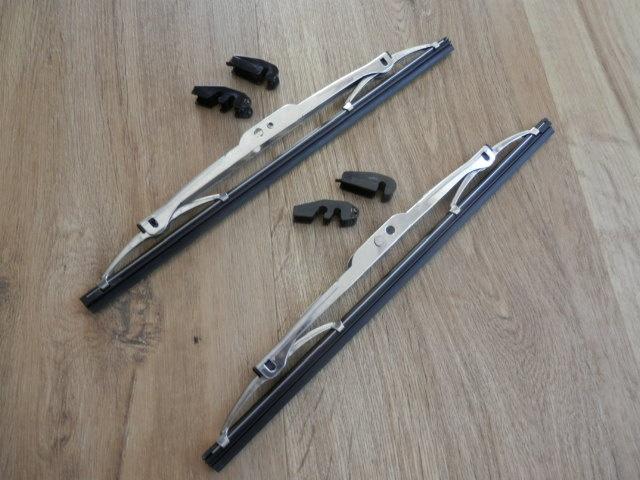Balais d'essuie-glace chromés 28 cm, y compris VW Beetle, Enlèvement, Neuf