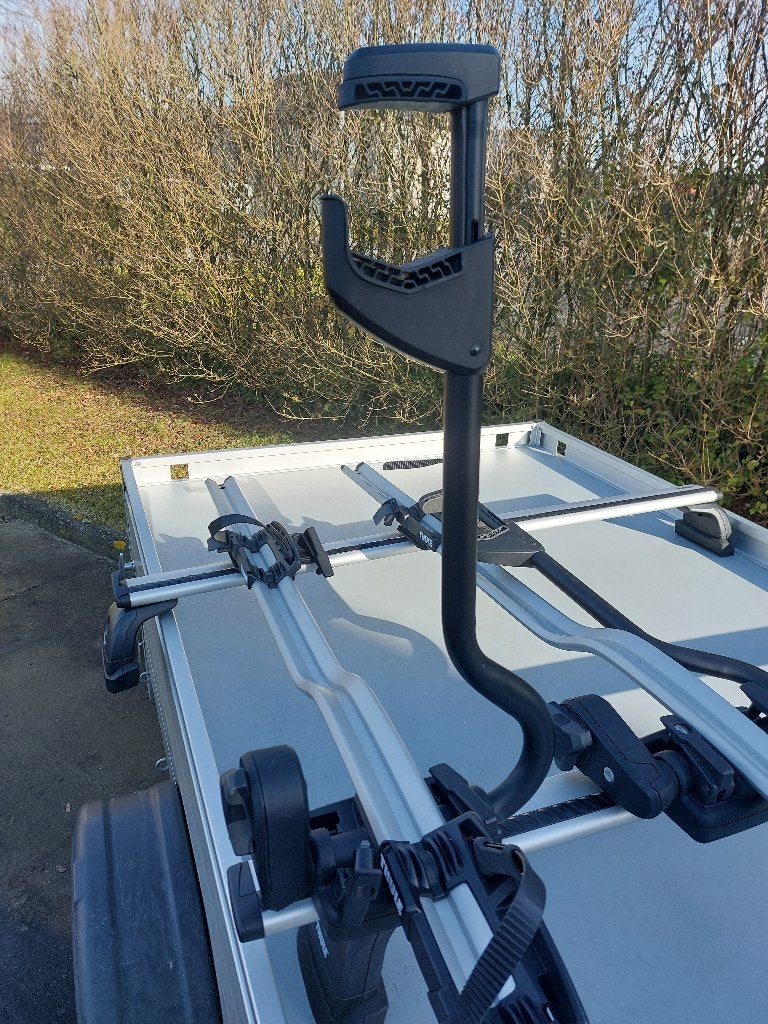 huren thule 598 fietsdrager,fietsdakdrager ,trekhaakdrager, Support d'attelage, Pneus larges, 3 vélos ou plus, Comme neuf