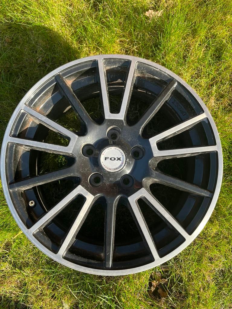 Alu velgen 17 inch merk Fox, Ophalen, Gebruikt