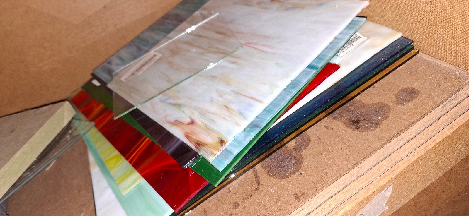 Tiffany glas-in-lood, Enlèvement