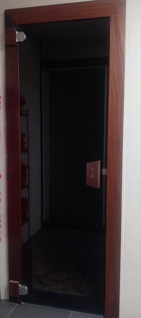 Deur sauna te koop, Ophalen