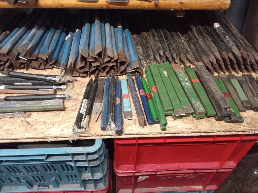 Lot de 300 burins voir les photos, Bricolage & Construction, Outillage | Outillage à main, Enlèvement