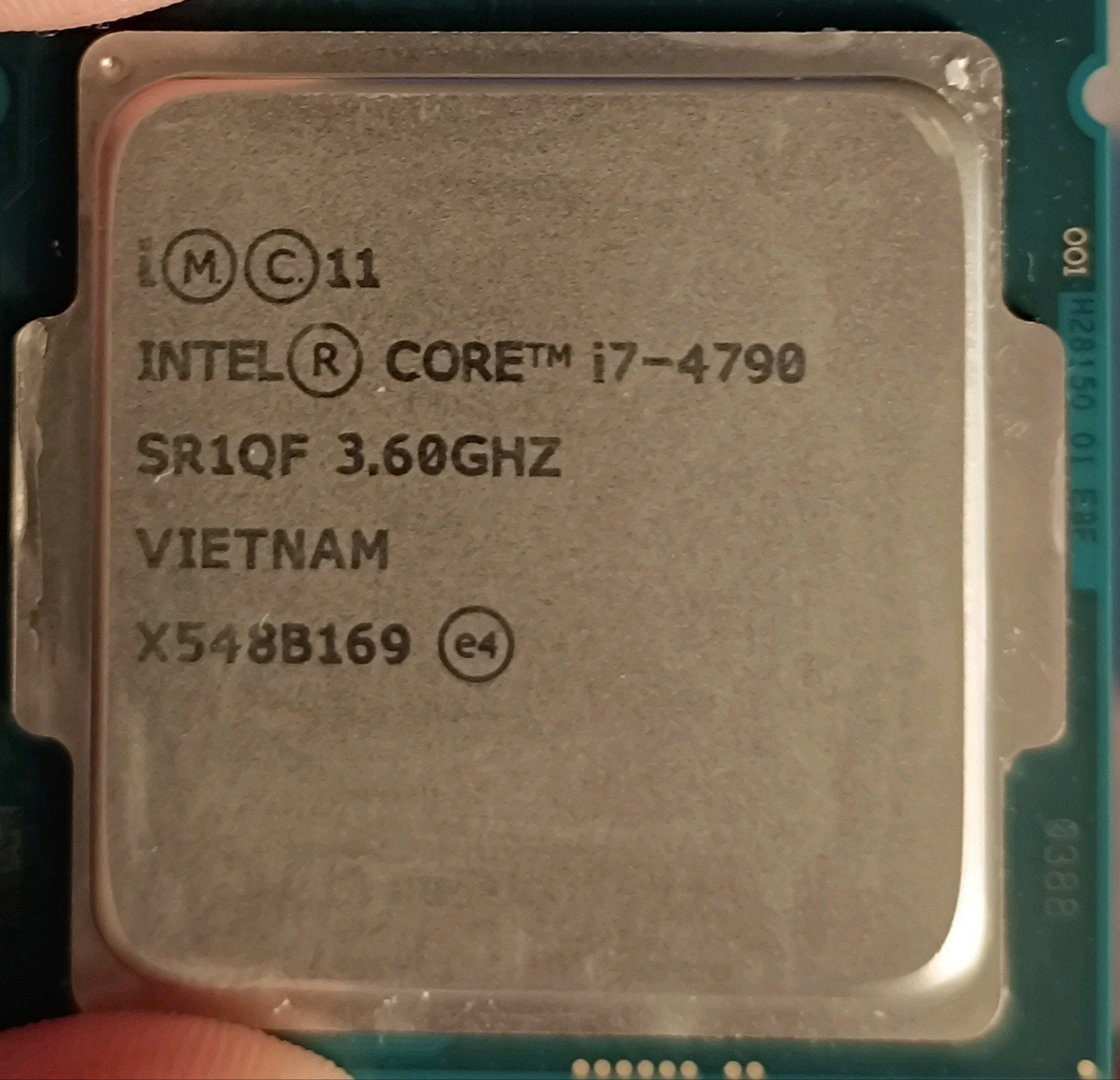 Intel Core i7-4790-processor — 3,6 GHz, Computers en Software, Processors, Ophalen, Gebruikt, 4-core, LGA 1150