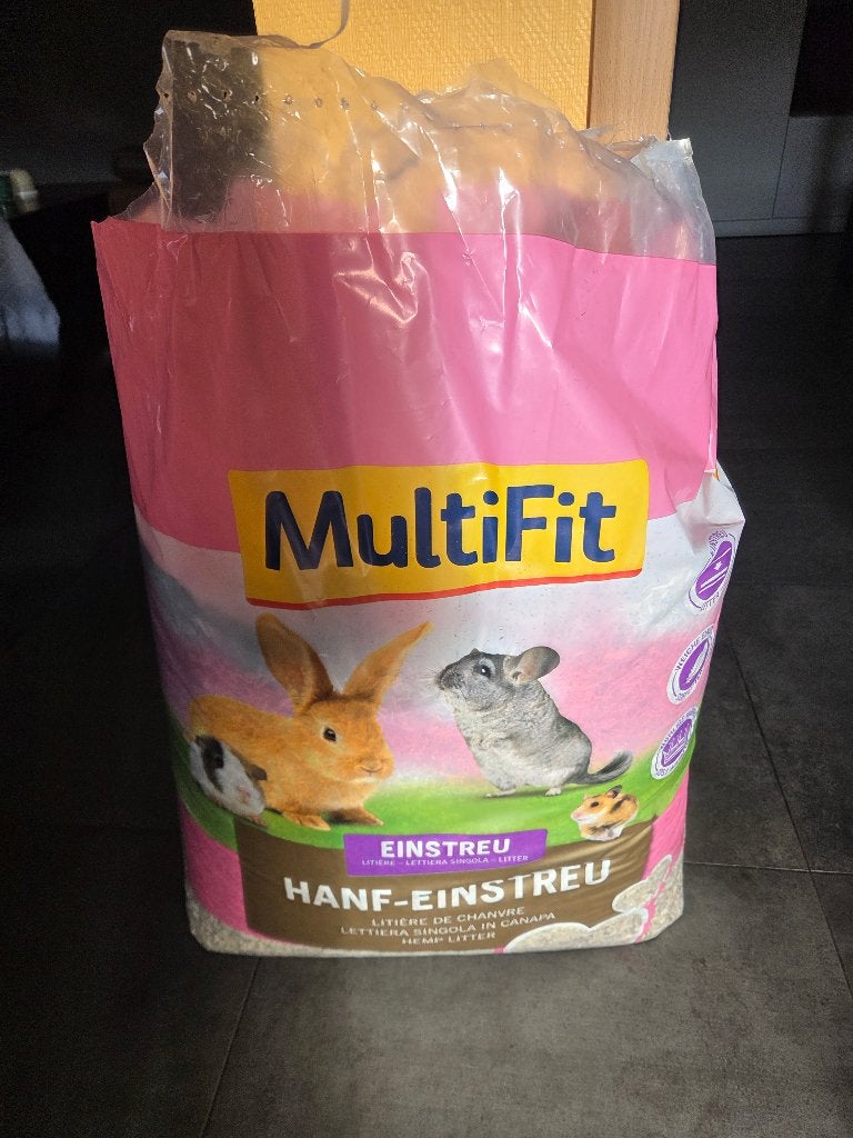 100 liter hennepafval, Dieren en Toebehoren, Ophalen, Kooi, 60 tot 90 cm, Chinchilla