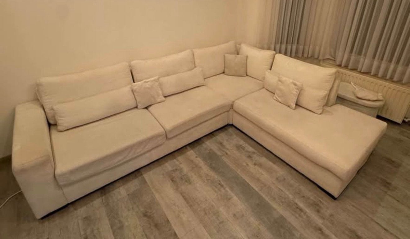 Canapé d’angle en L, Maison & Meubles, Canapés | Coins salons complets, Utilisé, Enlèvement