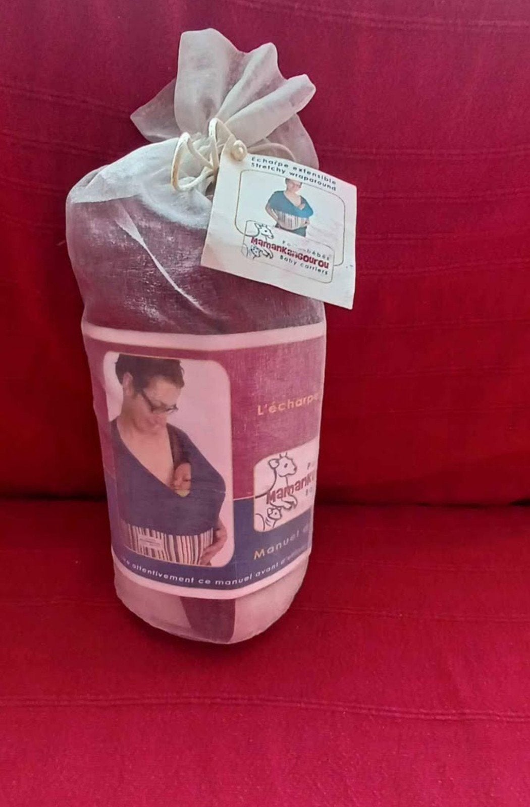 Écharpe de portage bébé -Maman Kangourou – Neuf, Enlèvement