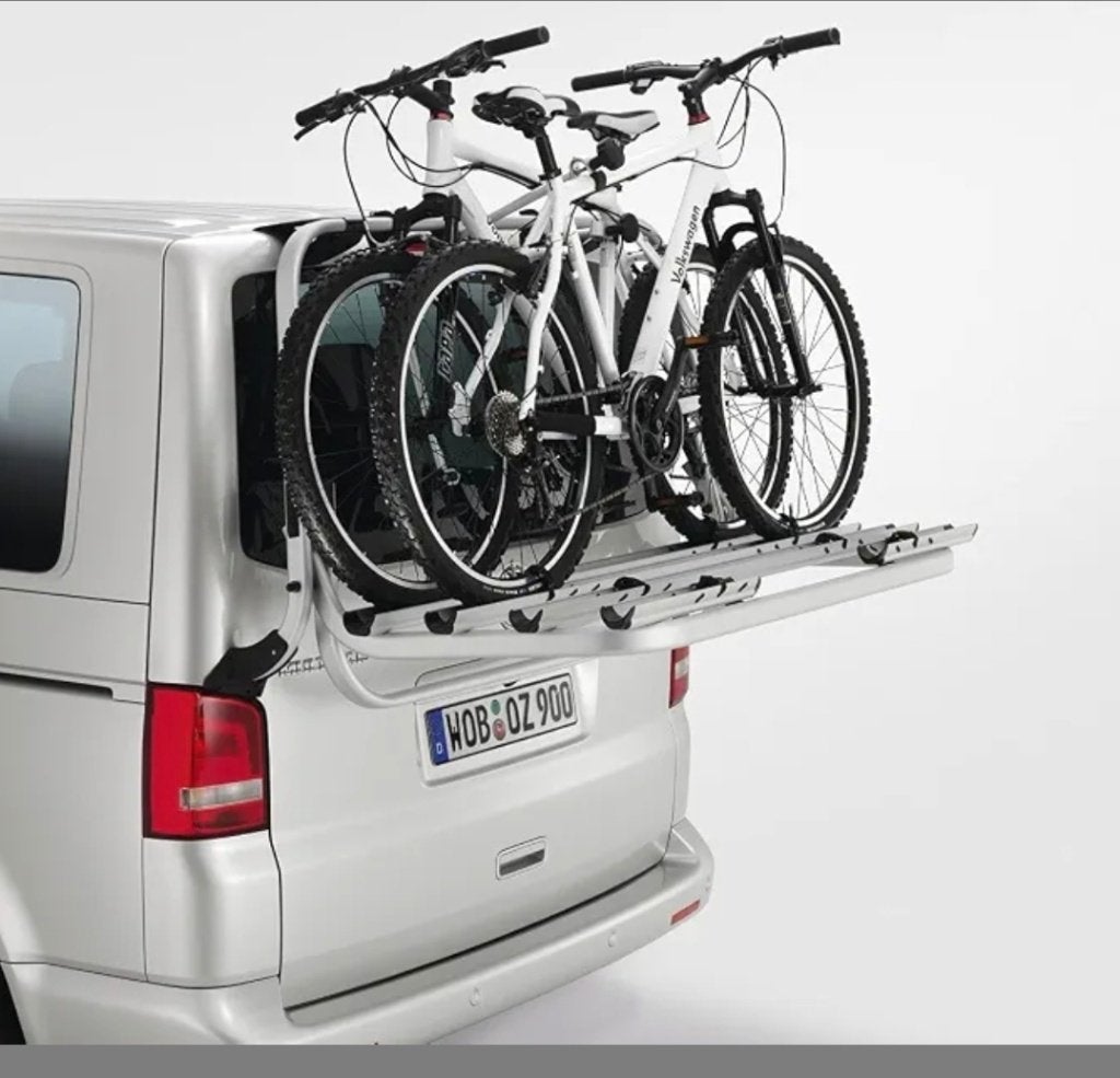 Origineel volkswagen t5 fietsenrek 4 fietsen voor achterklep, Fietsen en Brommers, Fietsaccessoires | Fietsenrekken, Ophalen, Gebruikt