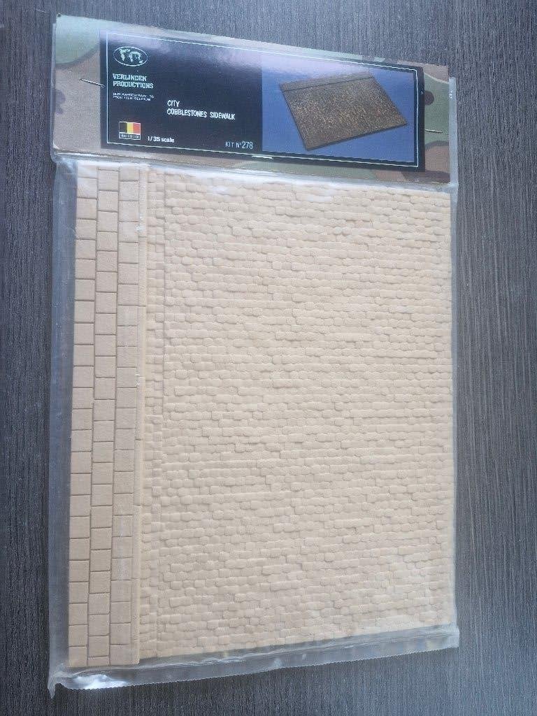 Verlinden 1/35 City Cobblestones Sidewalk, Hobby en Vrije tijd, Modelbouw | Figuren en Diorama's, Ophalen of Verzenden, Nieuw