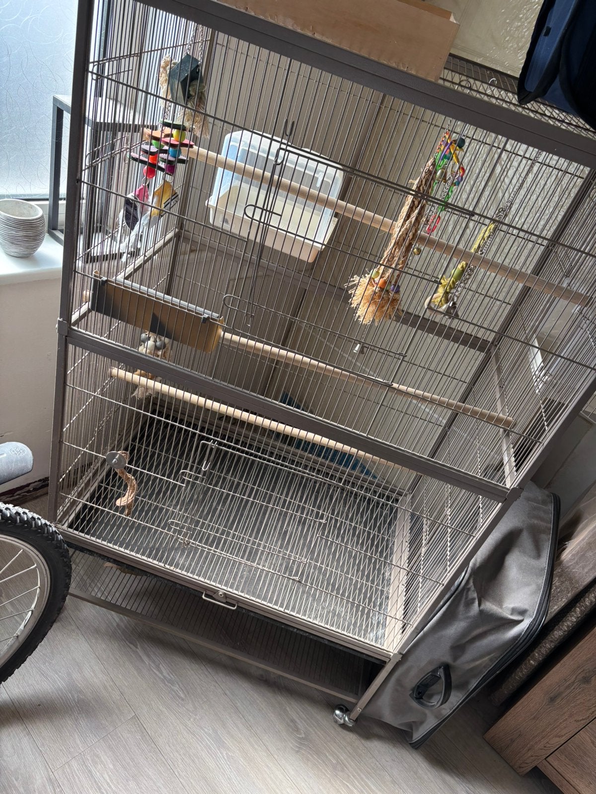 Mooi groot vogelkooi, Dieren en Toebehoren, Ophalen, Zo goed als nieuw, Vogelkooi