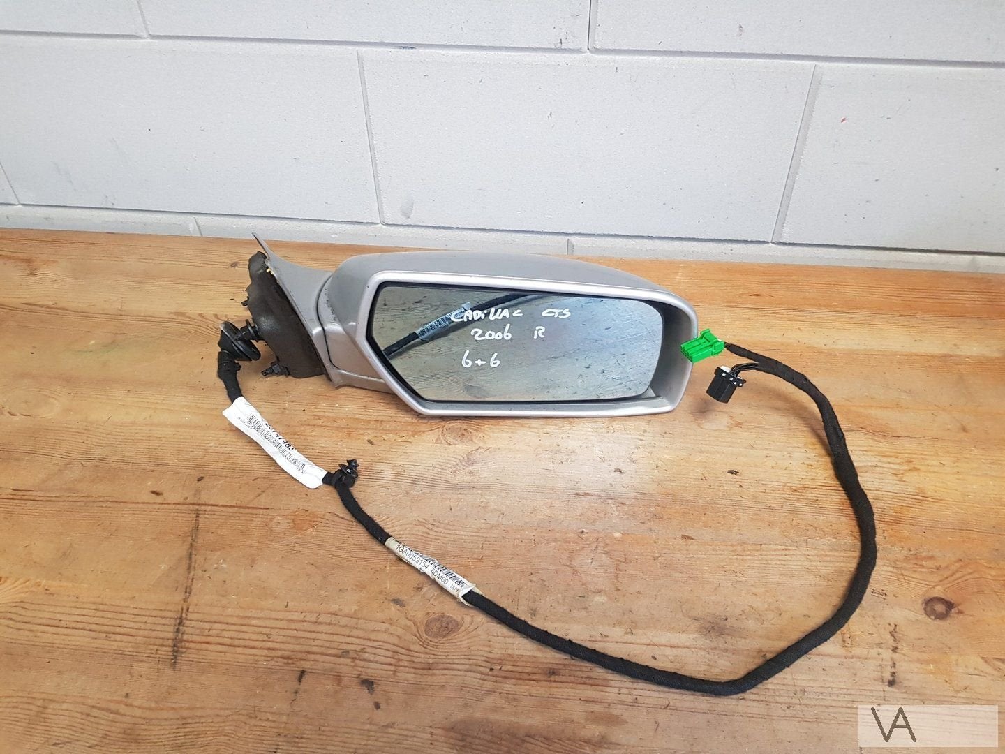Cadillac CTS 2002 - 2007 spiegel rechts elektrisch 12 draden, Cadillac, Gebruikt, -, -