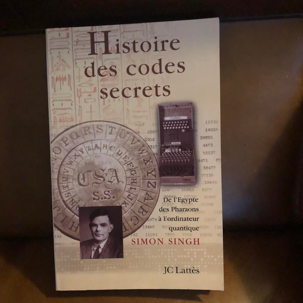 Simon Singh - Histoire Des Codes Secrets, Livres, Histoire mondiale, Enlèvement