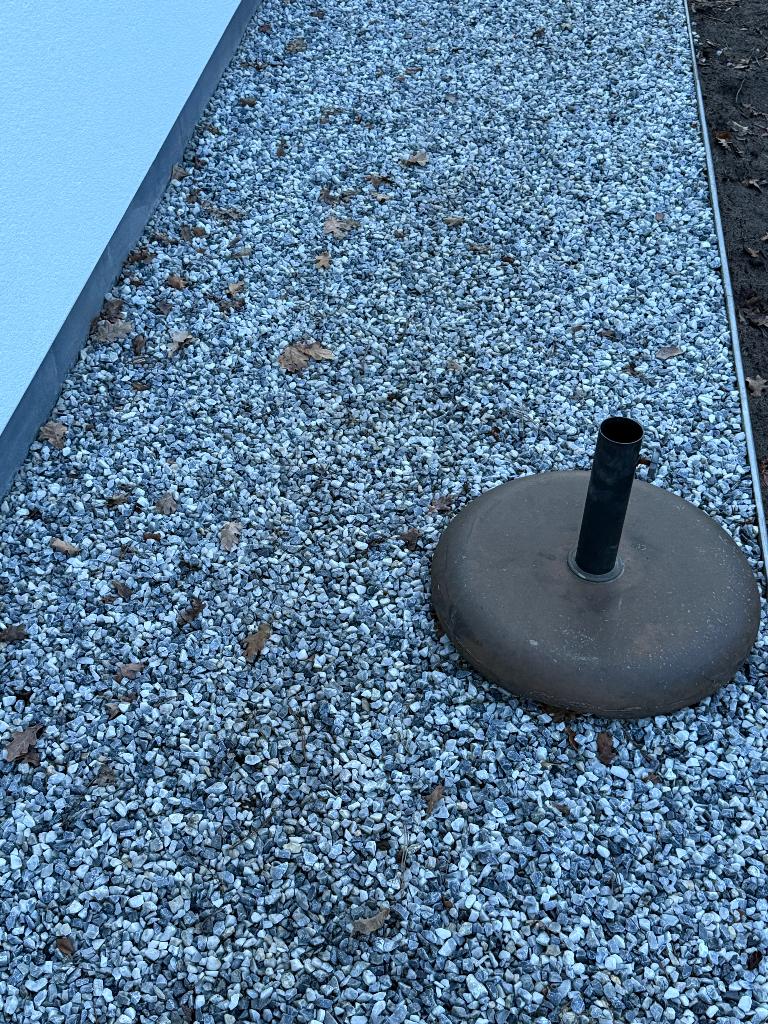 Parasolvoet met verkleinstuk- voor alle parasols, Tuin en Terras, Ophalen, Parasolvoet