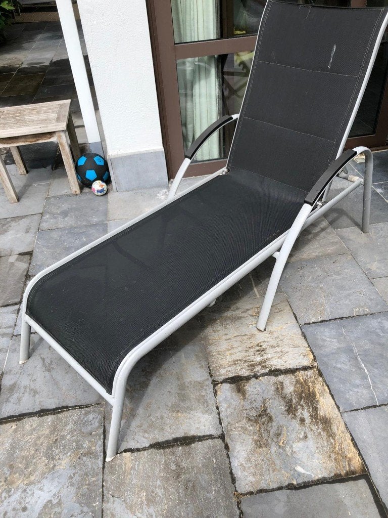 chaises de jardin, chaises longues, Enlèvement, Réglable
