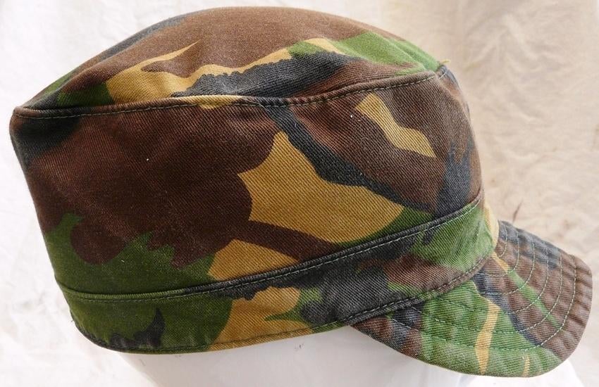 Pet, Uniform, Gvt, Zomer, Woodland, maat 55, KL, 1990s.(15), Enlèvement ou Envoi, Armée de terre, Vêtements ou Chaussures