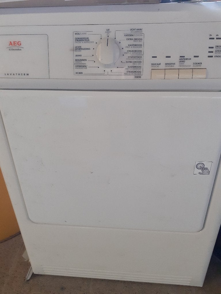 droogkast, Elektronische apparatuur, 6 tot 8 kg, Ophalen, Zo goed als nieuw, Luchtafvoer