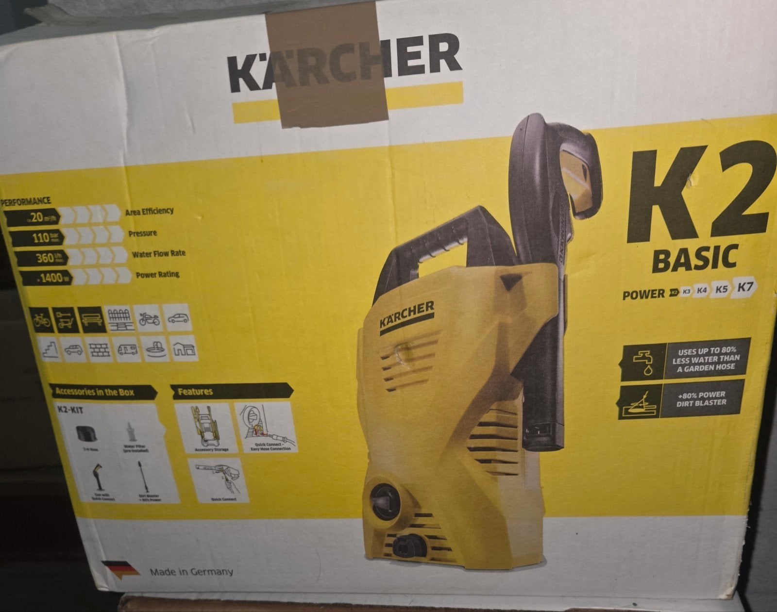 hogedrukreiniger Kärcher K2, Ophalen of Verzenden, Zo goed als nieuw, KARCHER