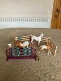 Schleich Lisa's toernooitraining, 5-12 jaar (compleet+ doos), Ophalen of Verzenden, Zo goed als nieuw, Jongen of Meisje