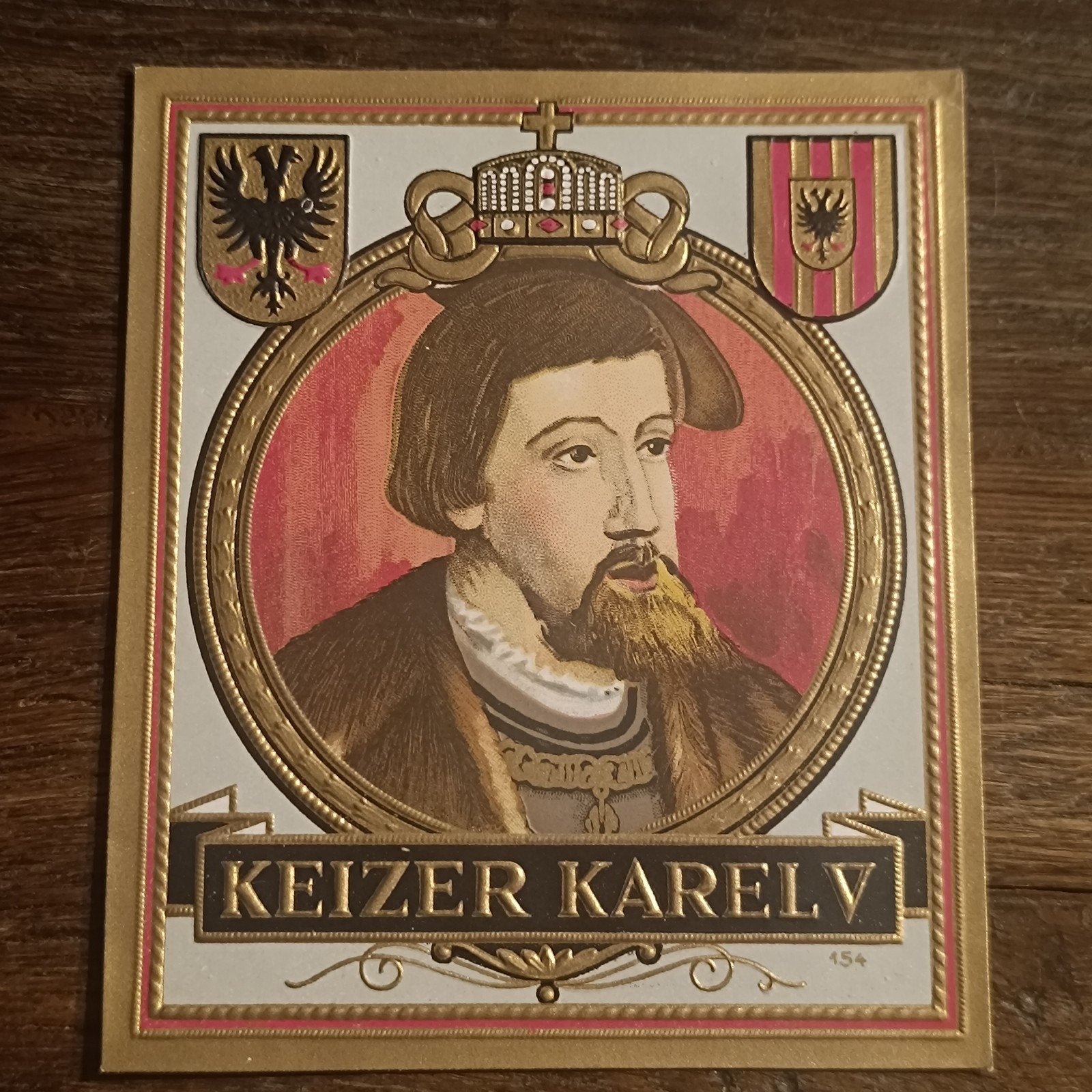 KEIZER KAREL V Mechelen SIGARENKIST etiket, Enlèvement ou Envoi
