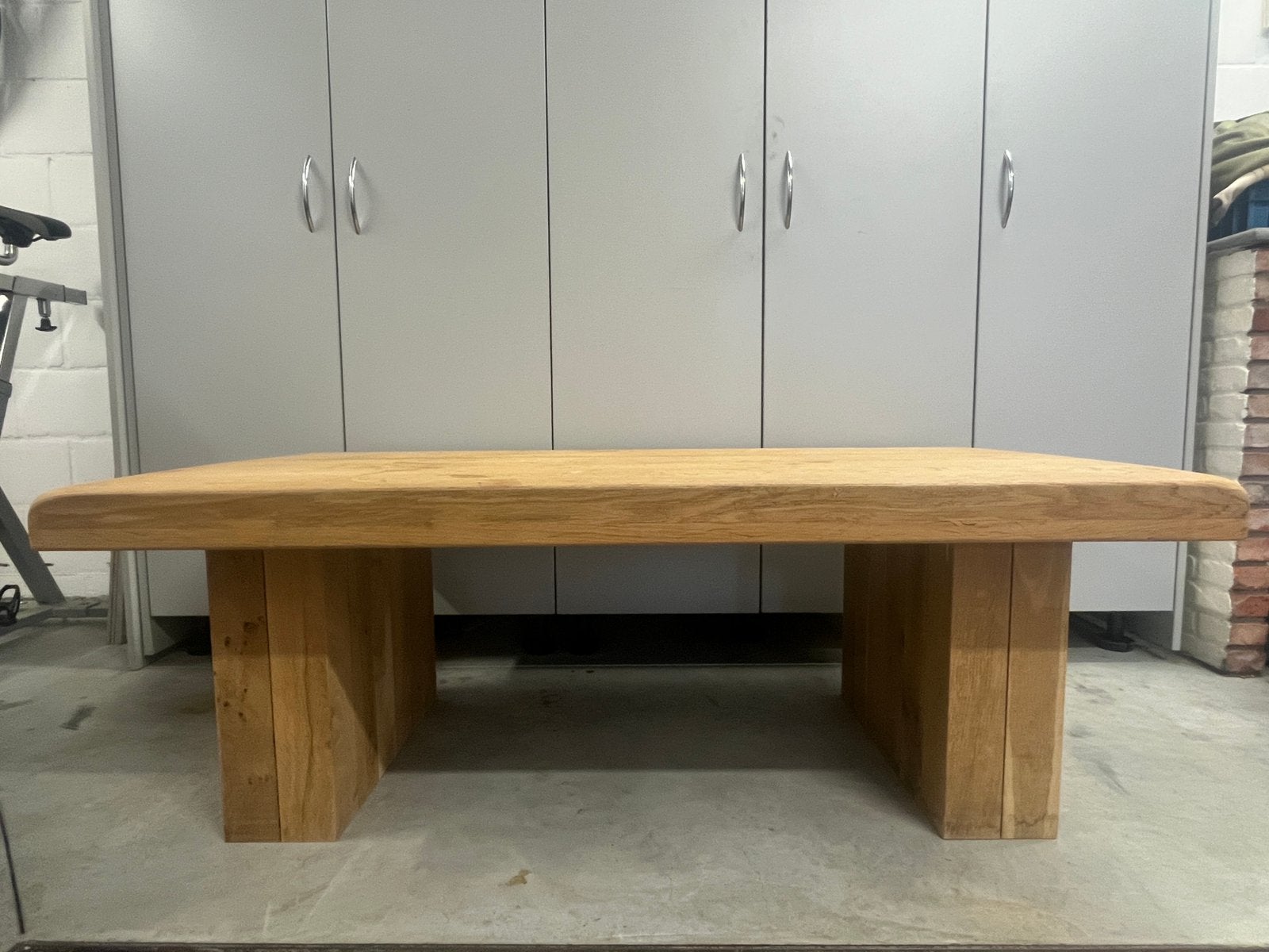 Salontafel massieve eik, Tuin en Terras, Tuinbanken, Ophalen, Zo goed als nieuw, Hout