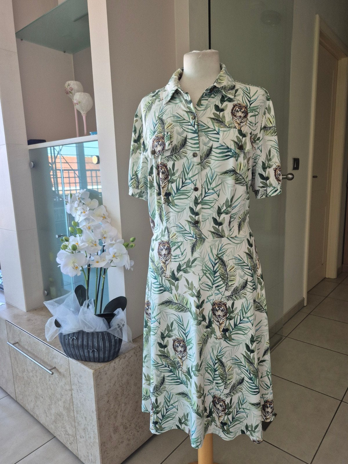 K DESIGN  kleed, Kleding | Dames, Jurken, Ophalen of Verzenden, Maat 46/48 (XL) of groter