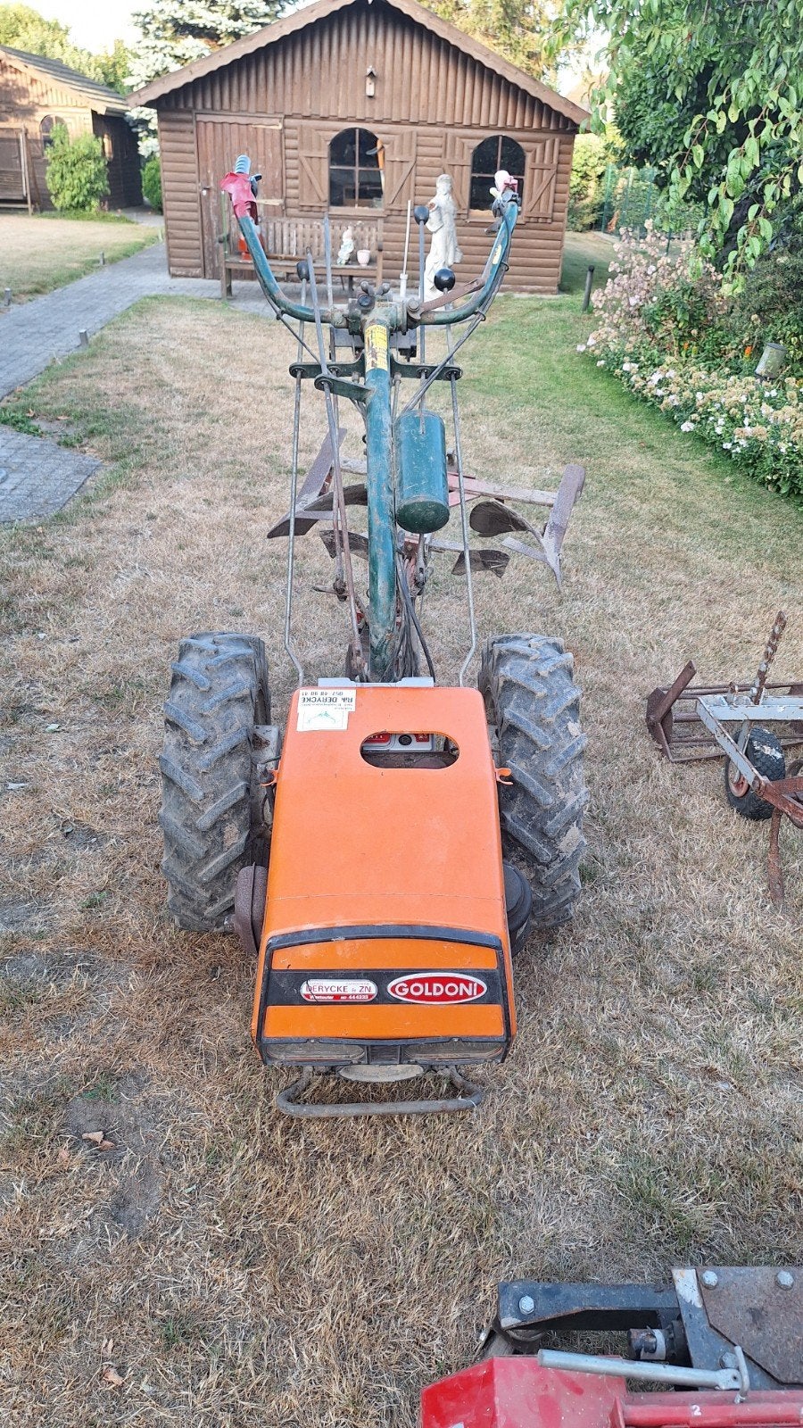 Goldoni 140 AB2 diesel + diverse werktuigen – complete set, Ophalen, Akkerbouw, Grondbewerking