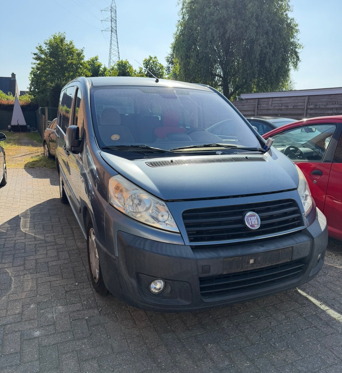 Fiat Scudo 2008 Van 8 places Climatisée à l'export !, Autos, Fiat, 8 places, Achat, Entreprise, Boîte manuelle